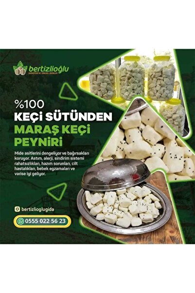 BERTİZLİOĞLU YÖRESEL MARAŞ YÖRESEL KEÇİ PEYNİRİ HELETE KEÇİ PEYNİRİ 1 KG NET VAKUMLU