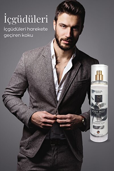 EM AMANOS BEAUTY Body Mist Vücut Parfümü - Premium Seri Miami Kokusu Çekici ve Etkileyici Vücut Spreyi