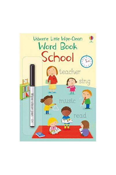 Usborne Little Wipe-clean Word Book School