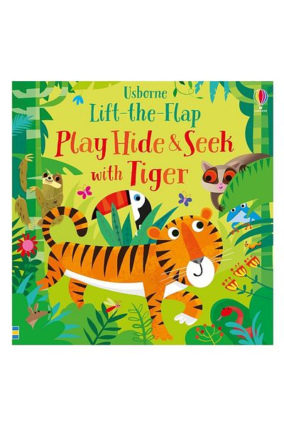 Usborne Lift The Flap Play Hide-hide Seek Game For Tigre