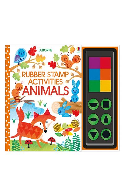 Usborne Animal Themed Rubber Stamp Activities