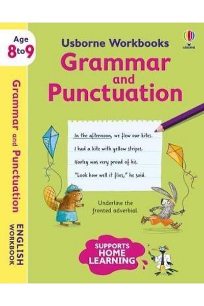 Usborne Yayınları Usborne Workbooks Grammar And Punctuation 8-9 Years Old Child English Grammar Book