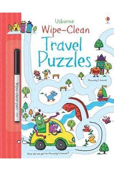Usborne Wipe-Clean Travel Puzzles