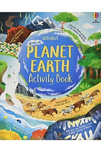 Usborne كتاب نشاط كوكب الأرض