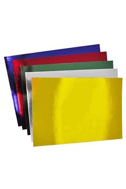 Paperart Aynalı Metalize Fon Kartonu Karışık 50 X70 Cm 10 Adet