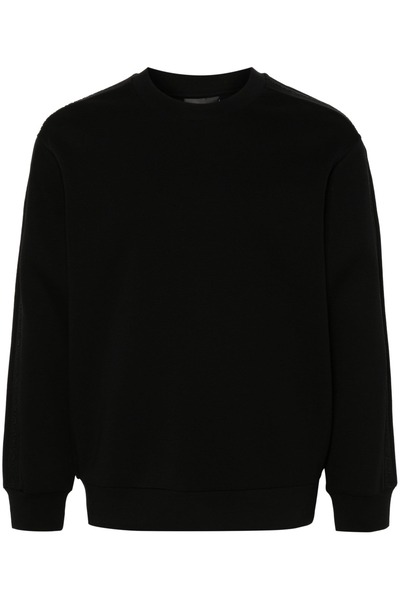 Emporio Armani Men's Black Sweatshirt - Solid Color, Logo, 6D1Mq9 1Jhsz-0999