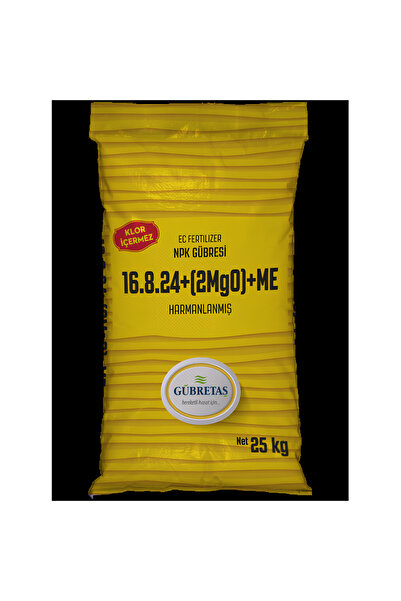 GÜBRETAŞ GÜBRETAŞ 16.8.24 ME TOZ GÜBRE - 25 KG