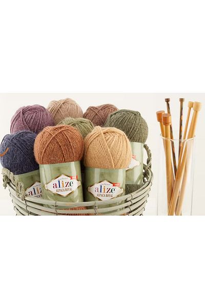 Alize Alpaca Royal New 55 White Hand Knitting Yarn 5 Pieces