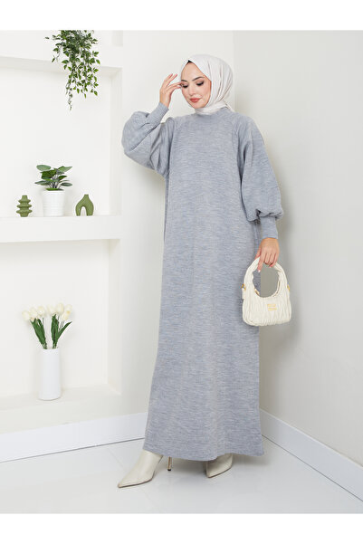 Kirazgym Γυναικείο φόρεμα πλεκτό με μπαλόνι