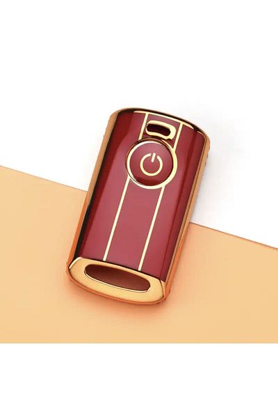 emii auto spare parts Yamaha 2021-24 Model Xmax 250 400 Tech Max - Red/Gold Nmax E Key Case