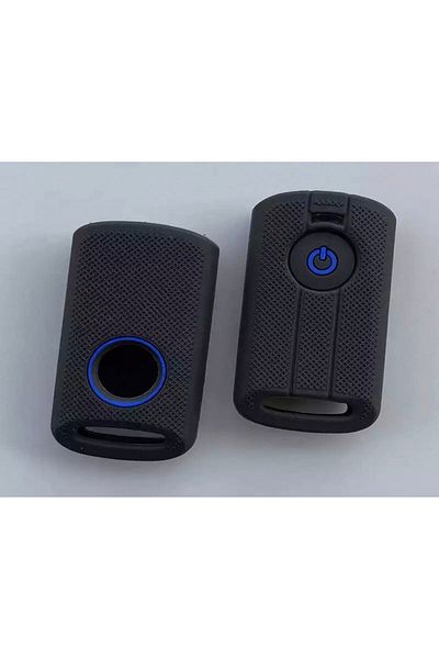 emii auto spare parts Yamaha Xmax 250 400 Tech Max Key Case Cover - Black/Blue