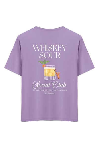 Mounte Bianca Unisex Whisky Sour - Μπλουζάκι Oversize