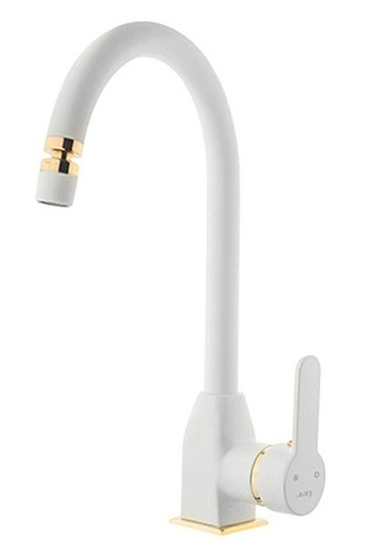 KARE Dimora Style Series Mix Sink Mixer Tap with Short Spout Matte White