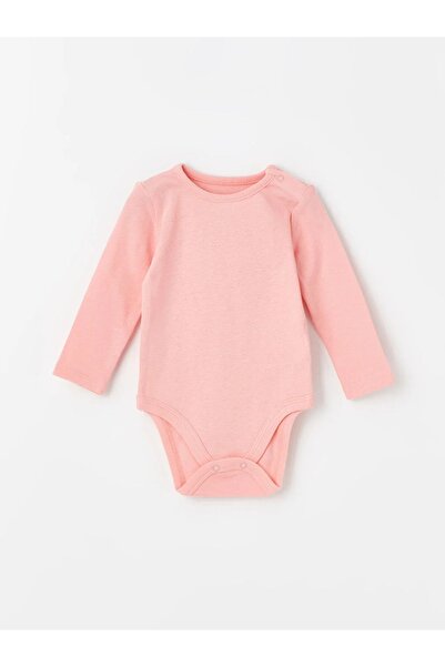 LC Waikiki LCW baby Crew Neck hosszú ujjú Baby Girl Snap Body 5db