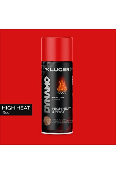 Kluger Dynamo Sprey Boya 505 Isıya Dayanıklı Kırmızı