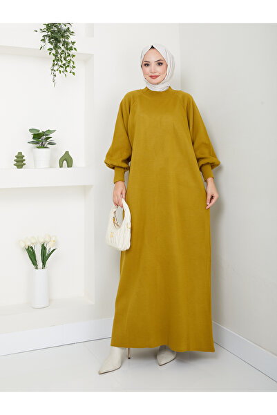 Kirazgym Γυναικείο φόρεμα πλεκτό με μπαλόνι