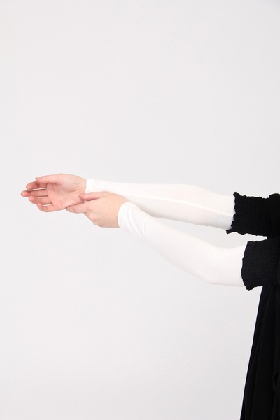 manolyaşal islamic hijab ليكرا غير قابلة للانزلاق منقذ 1 زوج من أكمام السبتور...