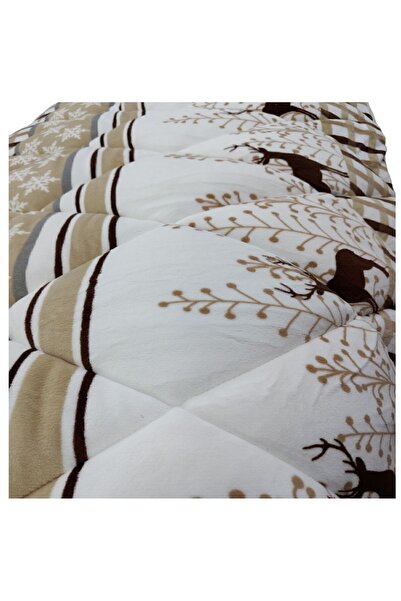 Merinos Comforter Double Duvet Set Deer Beige