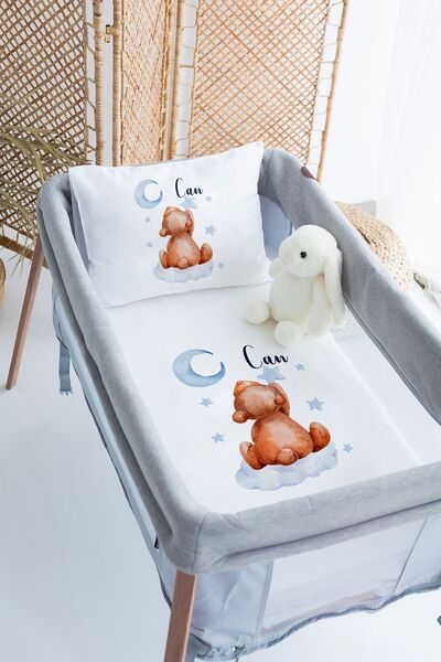 Lilabio %100 Pamuk Isme Özel 70x110 Park Yatak Nevresim Takımı