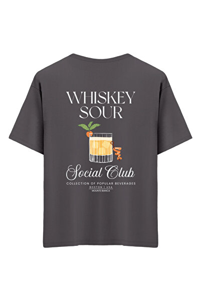 Mounte Bianca Unisex Whisky Sour - Μπλουζάκι Oversize