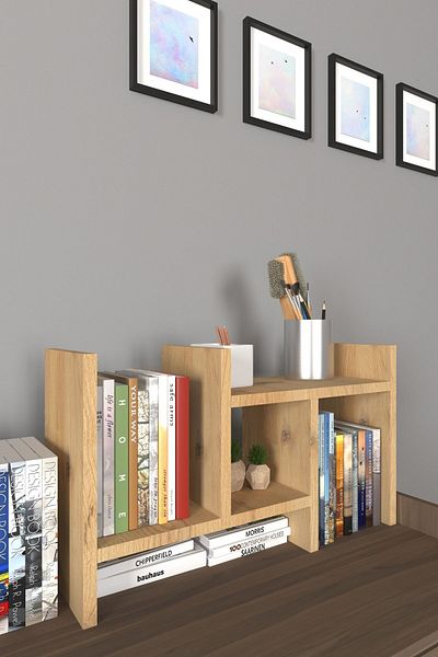 Mirobi Arles 2 - Table Organizer with Adjustable Shelf and Two Shelves