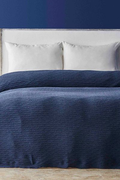 Nautica Home بطانية تريكو من إنديجو هوم إيفا