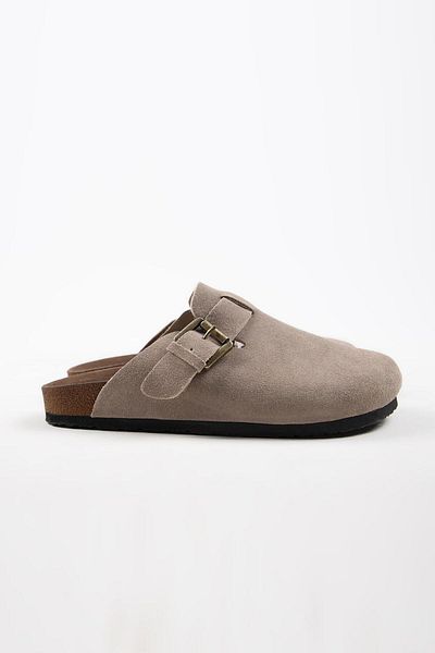 Krahe Sergio Men - Genuine Leather Mink Sabo Slippers