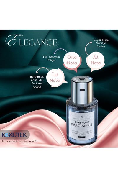 Genel Markalar Elegance Otomatik 5 Modlu Araç Koku Makinesi