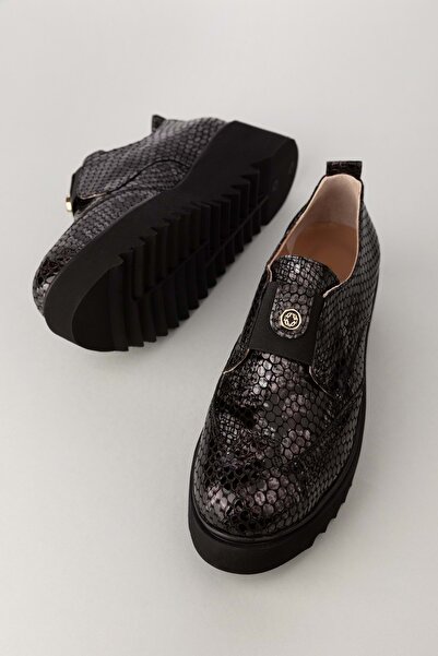 Gondol Lastik Detaylı Hakiki Deri Ayakkabı Ast.8004