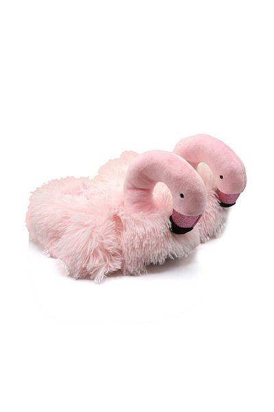 Twigy Fla Damen-Hausschuhe mit Tiermotiv, Hellrosa, 36/41