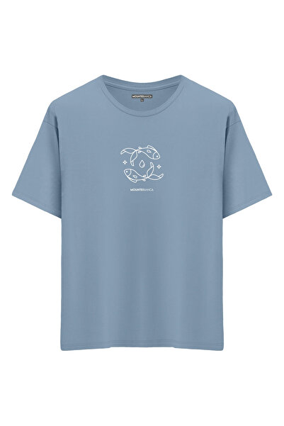 Mounte Bianca Unisex riba - Oversize kroj T-shirt