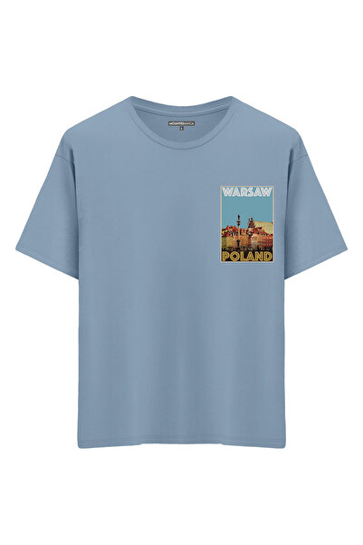 Mounte Bianca Unisex Varšava - Oversize kroj T-shirt