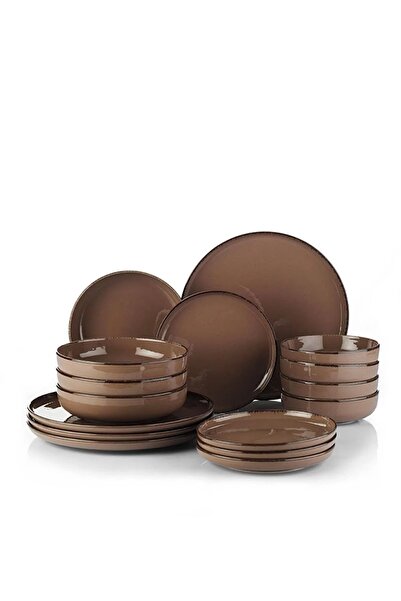 Kütahya Porselen Moderna 24 Parça 8 Kişilik Yemek Takımı kahve