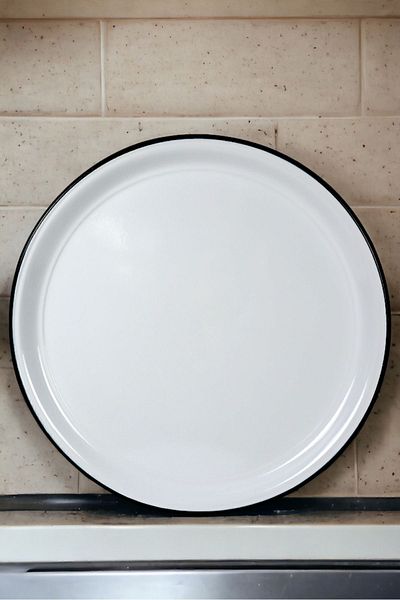 İnci Emaye 70No Enamel Sini Tableware, Food Presentation Tray, Floor Table Zinc ~68 cm