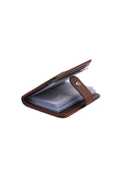 MKM MAN Letra-leather Looking Wallet with Transparent Inside Card Holder & Card Holder Upright Model