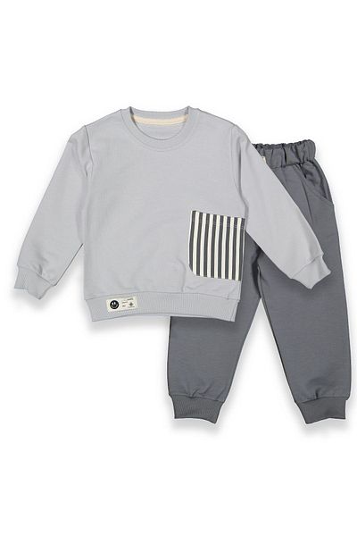 Dolce Destino Boy's Striped Pocket Tracksuit Set