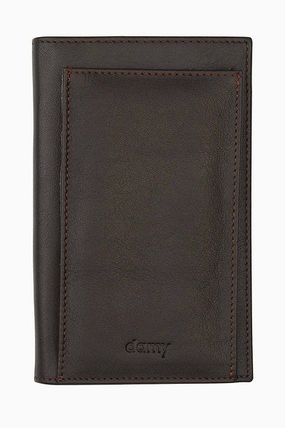 DAMY Women's Leather Card Holder - 710 Model Note Holder, Notebook