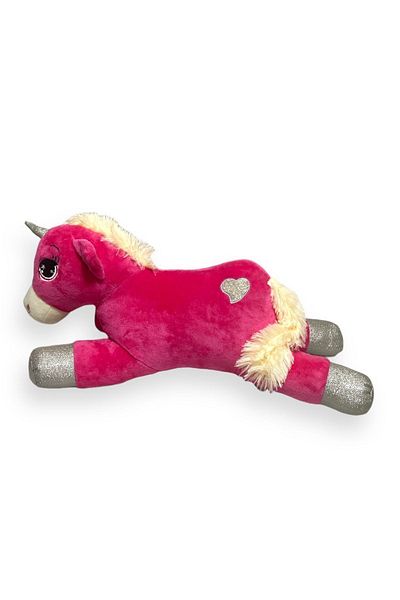 GRAN TOYS My Sleeping Buddy with 60cm Plush Horn - Horse Unicorn Design