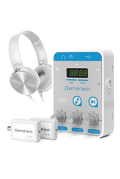 EMDRTECH Dat Set Dijital Sayaçlı Çift Yönlü Işitsel Ve Dokunsal Uyaranlı Emdr Asistan Cihazı