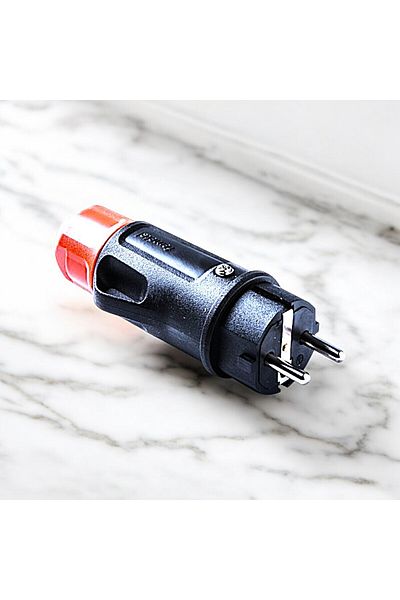 FAMATEL Male Plug - Industrial, Dust and Water Resistant, Ideal for Construction Site and Workshop