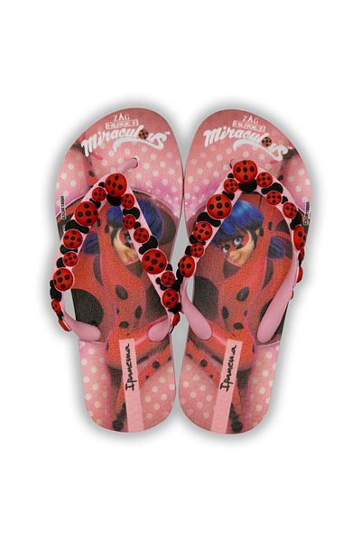 İpanema Flip Flops Copii Ladybug Roz Roșu 30/35