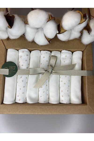 Caramell Organic Baby Newborn 7 Pack Mouth Wipes 100% Cotton