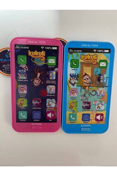 Andone Oyuncak Telefon Dokunmatik 12 Fonksiyonlu Türkçe Sesli Işıklı Müzikli ...