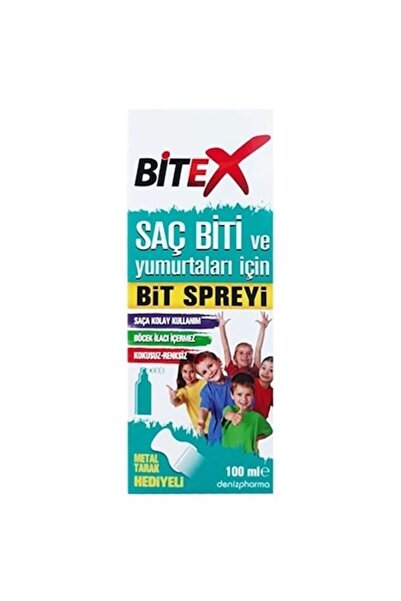 Bitex Bit Spreyi Metal Tarak Hediyeli 100 Ml 8699956000237