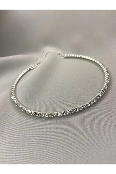 Everglow Jewelry Su Yolu Taşlı Choker Tasma Kolye