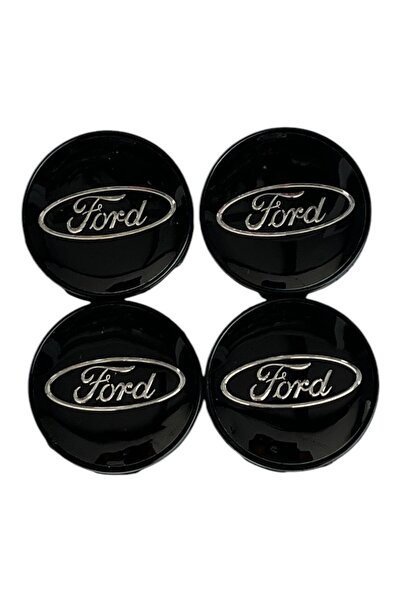 KAPOTO Siyah Ford Jant Kapağı Göbek Arması