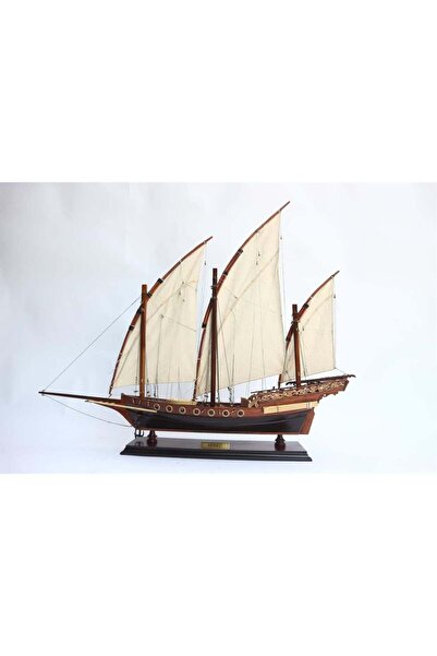 GİAN Gianhien Fb0019w60 Xebec Osmanlı Donanması Ahşap Hazır Yelkenli Savaş Ge...
