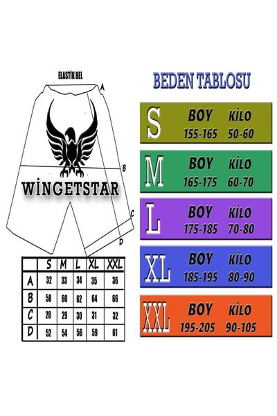 wingetstar Sarı Paça Dedaylı Şort