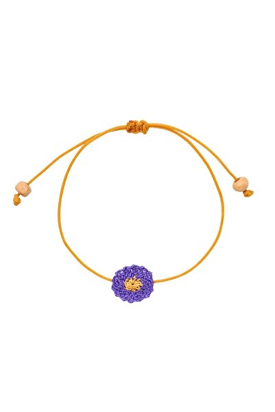 NAHIL Mor İğne Oyası Bileklik