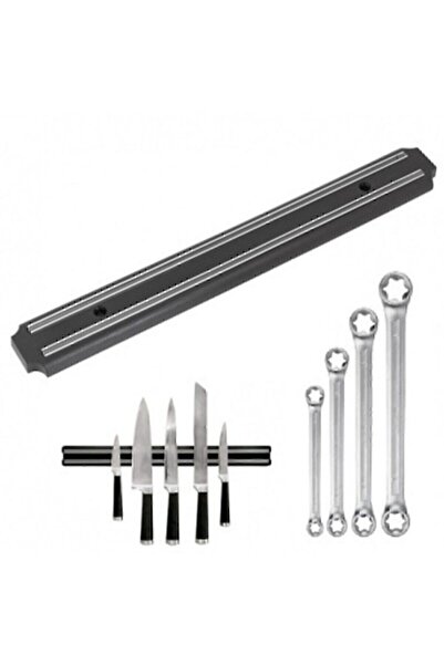 MAİN SHOP 33 Cm Mıknatıslı Bıçak Askısı Makas Satır Tutucu Rafı